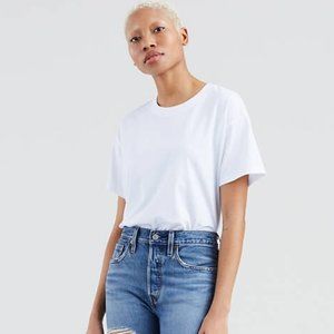 Levi's Ex-Boyfriend Tee in White NWOT